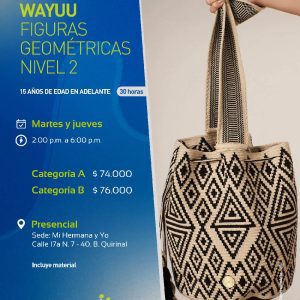 Mochila Wayuu Figuras Geométricas Nivel 2