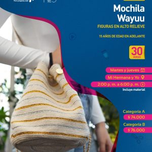 Mochila Wayuu - Figuras en alto relieve