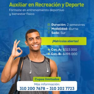 Auxiliar en Servicios de Recreación y Deporte