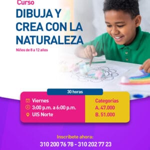 Dibuja y crea con la naturaleza