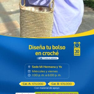 Diseña tu bolso en croché